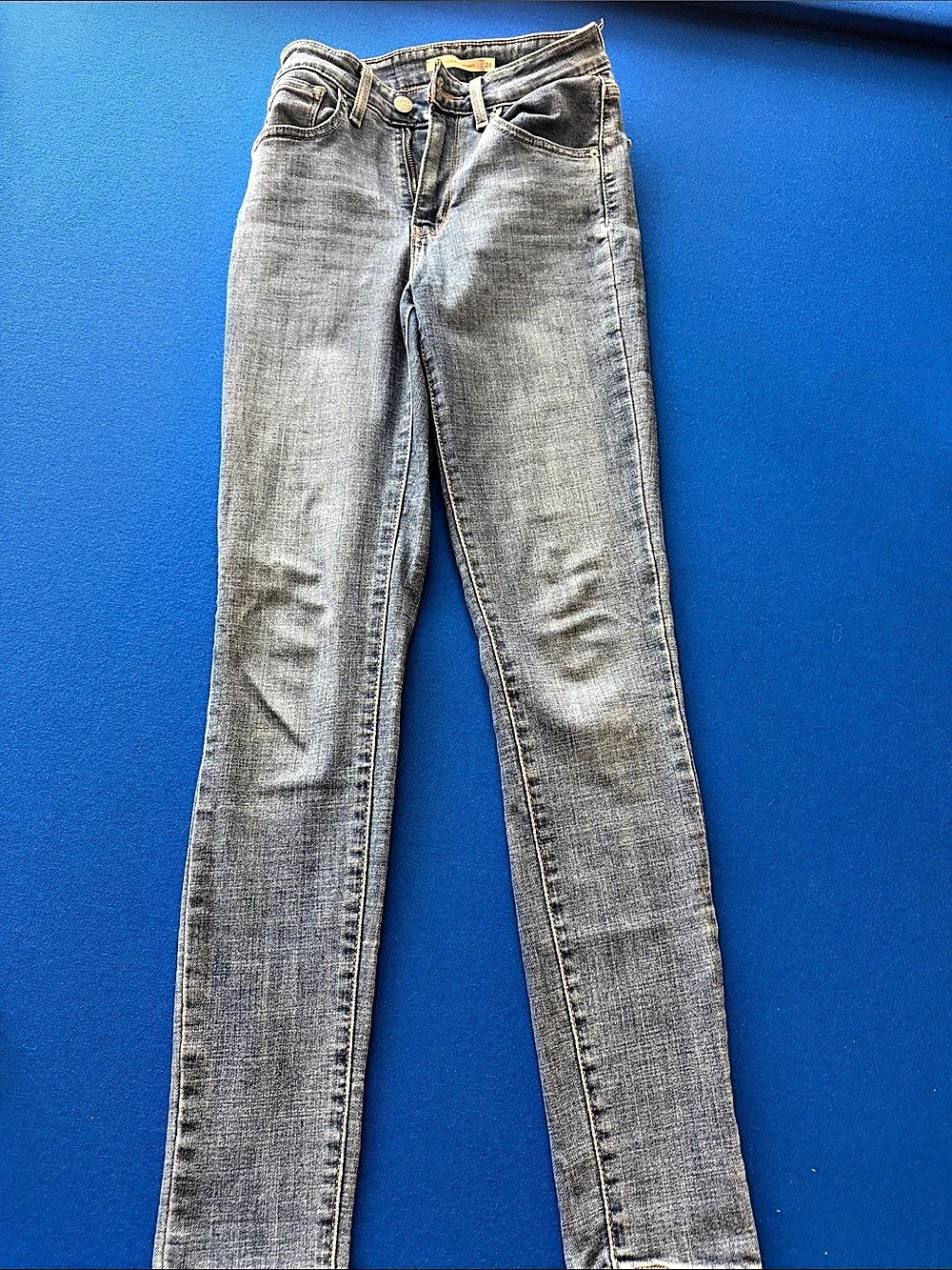 Levi's 721 High Rise Skinny Jeans Blue Waist 24